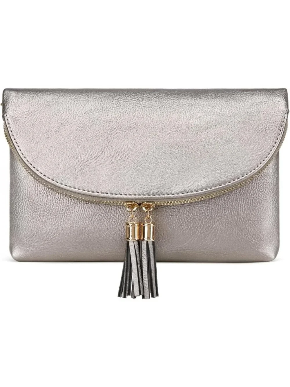 Chic Women's Envelope Clutch Purse, Multi-Compartment Crossbody Bag with